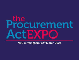 Graphic displaying the text ‘The Procurement Act Expo’ 