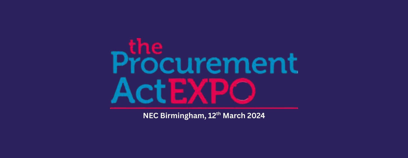 Graphic displaying the text ‘The Procurement Act Expo’ 