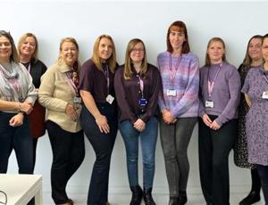 procurement services team supporting prematurity awareness