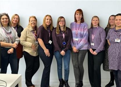 procurement services team supporting prematurity awareness