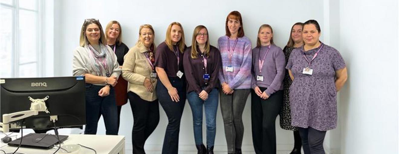 procurement services team supporting prematurity awareness