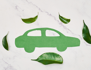 green car graphic