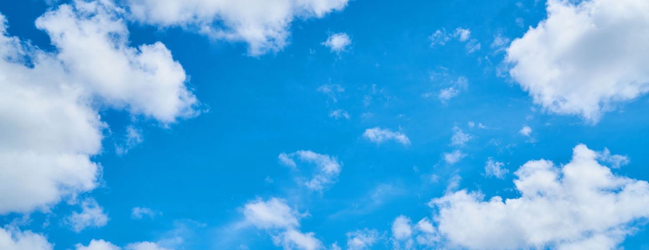 blue sky with some clouds